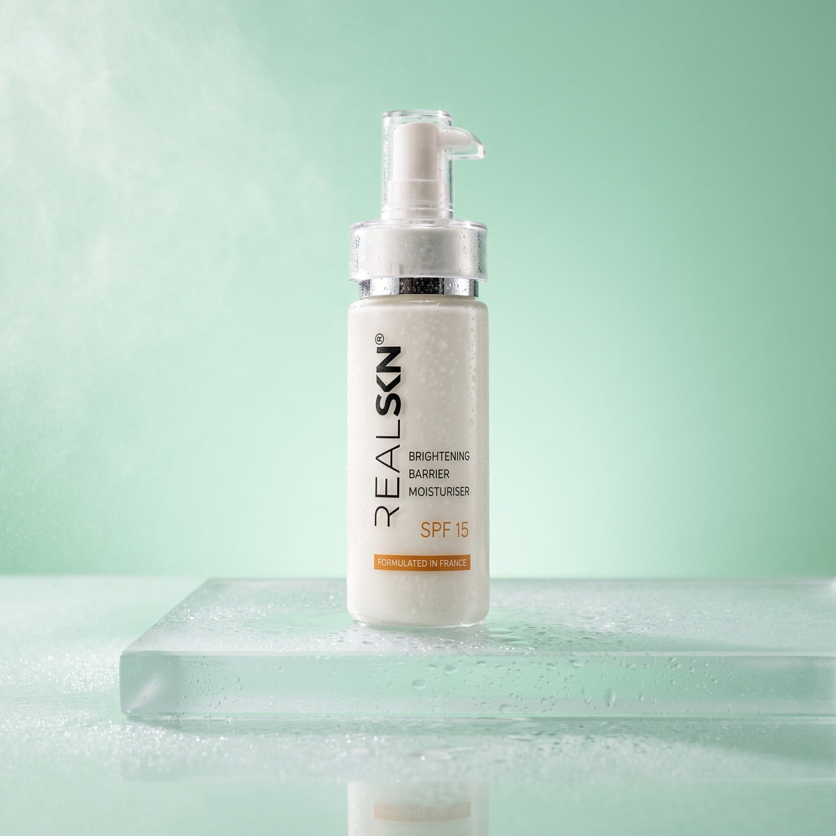 RealSKN Brightening Barrier Moisturiser — Niacinamide + Ceramides + Glutathione + SPF 15